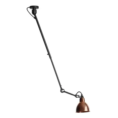 Lampe Gras - Deckenleuchte Schwarz/Roh Kupfer