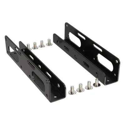 InLine® HDD/SSD Einbauschienen, 6,35cm (2,5) zu 8,89cm (3,5), schwarz