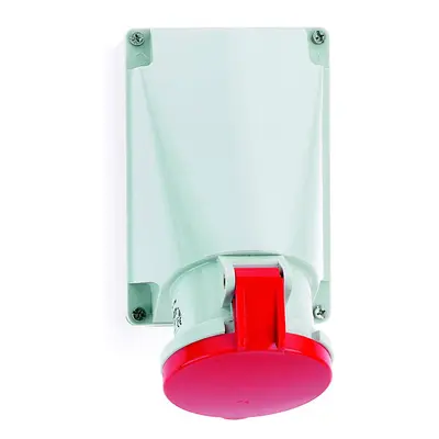 BALS CEE Wandsteckdose 5x63A 400V 1124 IP44 6H mit Rahmenklemme