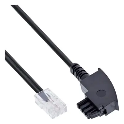 InLine® TAE-F Kabel, für DSL-Router, TAE-F Stecker an RJ45 8P2C, 1m