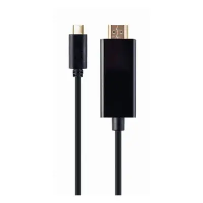 Gembird USB-C auf HDMI Adapterkabel, schwarz 4k@60 Hz 2m