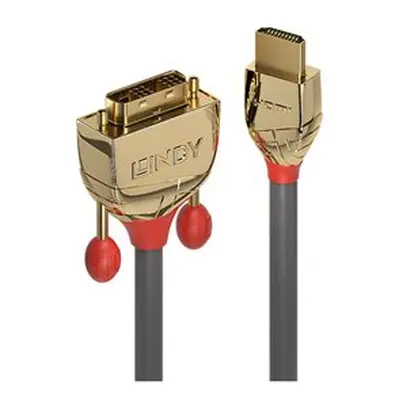 LINDY 1m Gold HDMI an DVI-D-Kabel