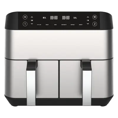 Niceey - Double Airfryer - XXL - Zwei Garräume - 8,0 Liter - 2460 Watt - Heißluftfritteuse - ink