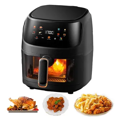 Airfryer XXL - Heißluftfritteuse - 6L - 240W - 280 x 26 x 32 cm - Schwarz