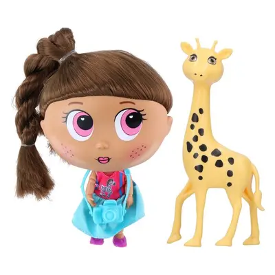 Eddy Toys Puppenset - Mit Zubehör - 20x11x19cm - Thema Zoo