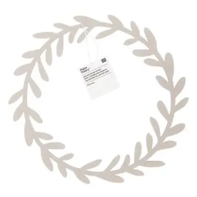 Paper Poetry Graukarton Kranz 3mm 30x28,5cm