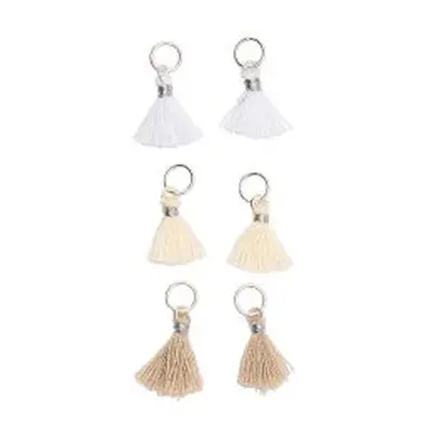 Mini-Quasten mit Öse 1,1cm 6 Stück