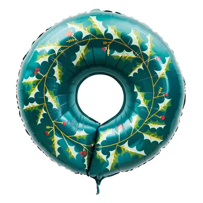 Folienballon Weihnachten Kranz 71x20cm