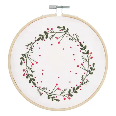 Stickpackung Kranz Bild Ø 15cm
