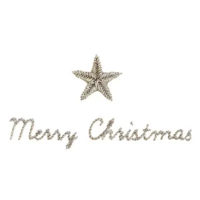 Stick and Stitch Stickpackung Merry Christmas vorgezeichnet