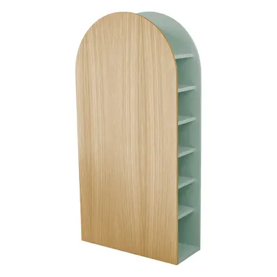 JUBI Schmaler Schuhschrank 65x25cm Salbeigrün