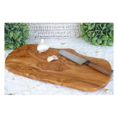 Schneidebrett Rustikal - Olivenholz 40-44cm