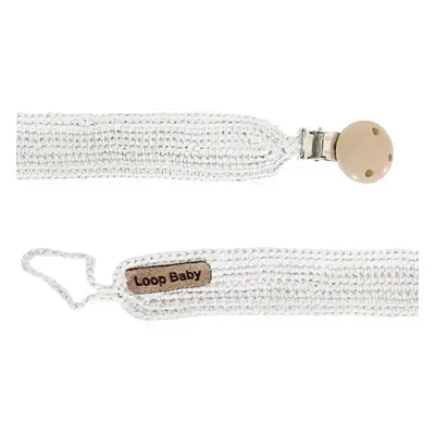 Bio-Schnullerband Klassik Creme