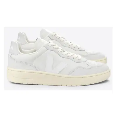 V-90 Leather Gravel White