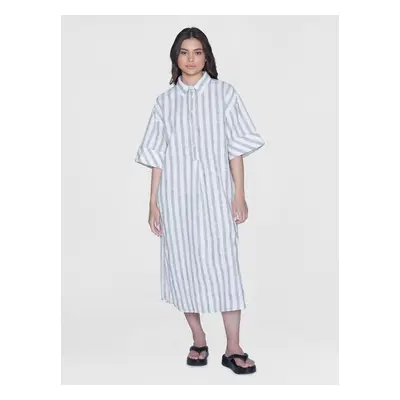 Loose Multicolored Stripe Brown Stripe