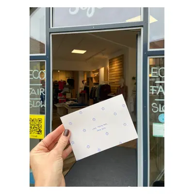 Postkarte A6 Lass Heute Mal Fair Sein