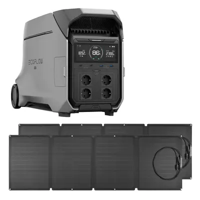 EcoFlow DELTA Pro Set mit x EcoFlow 400W Solarpanel
