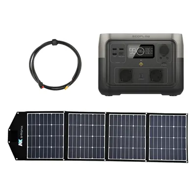 EcoFlow River Max 512Wh Portable Powerstation mit 180W Solarmodul
