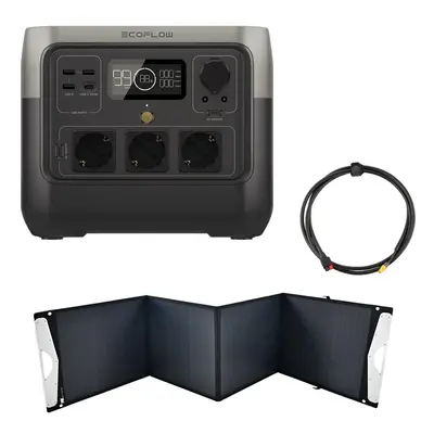 EcoFlow River Pro 768Wh Powerstation mit 200W Solarpanel