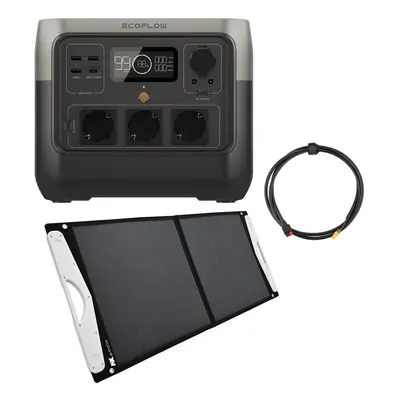 EcoFlow River Pro 768Wh Powerstation mit 100W Solarpanel