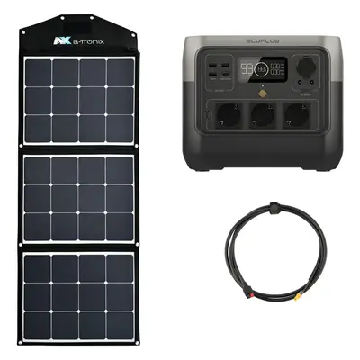 EcoFlow River Pro 768Wh Portable Powerstation mit 135W Solarmodul
