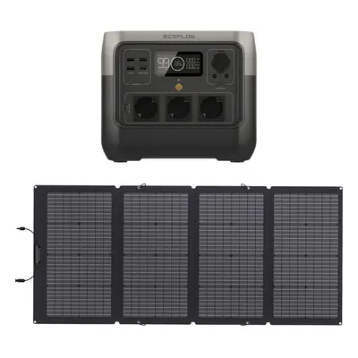 EcoFlow River Pro 768Wh Portable Powerstation mit 220W Solarmodul
