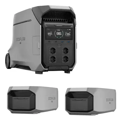 EcoFlow DELTA PRO Powerstation mit x DELTA PRO Smart Extra Batterie