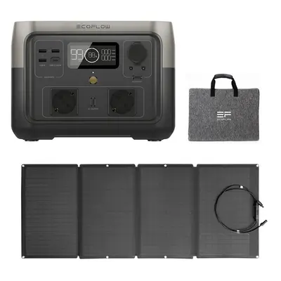 EcoFlow River MAX 512Wh Powerstation mit 160W Solarpanel