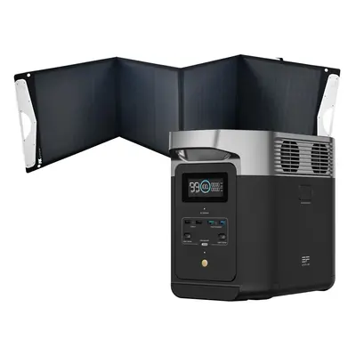 Ecoflow Delta 1024Wh Powerstation mit a-TroniX Solar Bag 200W