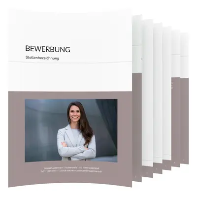 Bewerbungspaket Helfer-in Papier Verpackung