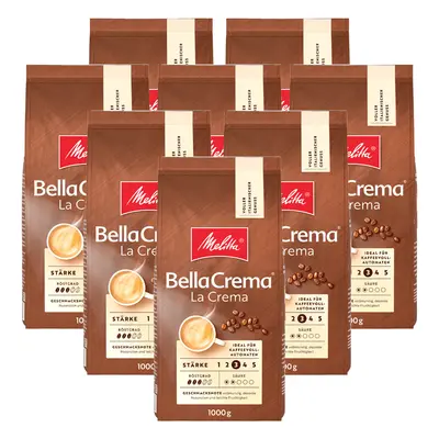 Melitta - BellaCrema La Crema Bohnen - 8x 1kg