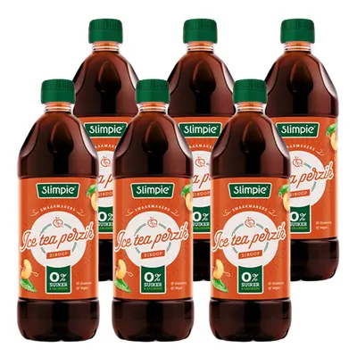 Slimpie - Eistee Pfirsich Limonaden-Sirup - 6x 650ml