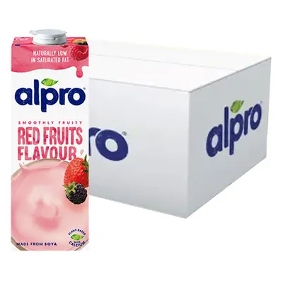 Alpro - Sojadrink Rote Früchte - 4x 1ltr