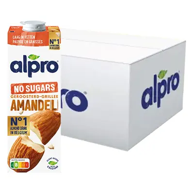 Alpro - Mandeldrink Ohne Zucker Geröstet - 4x 1ltr