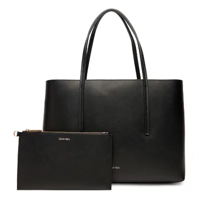 Calvin Klein Jeans Damentaschen, Toilettenartikel und Koffer KLEINE TOTE-TASCHE MIT FOLIENLOGO