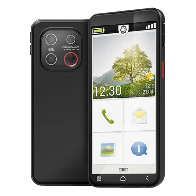 Emporia SMART.7lite Seniorenhandy | Android 15 | No-Panic-Notruftaste | Akku austauschbar | einf
