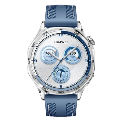 Huawei Watch GT 5 46mm Blau | Smartwatch | TruSeenTM 6.0 | Herzfrequenz-Monitoring | SpO2-Erkenn