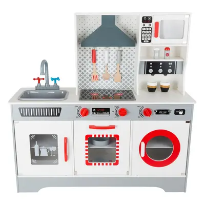 Small Kinderküche Premium 11081 | drehbare Knöpfe | Licht- und Soundeffekten im Kochfeld | Reali