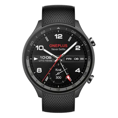 OnePlus Watch 2R schwarz | Smartwatch | AMOLED Bildschirm | Herzfrequenzsensor | Über 100 Sportm