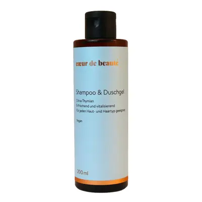 Coeur de Beauté Shampoo & Duschgel Citrus Thymian 200ml 200 ml Flüssigkeit