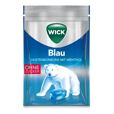 Wick Blau Menthol Bonbons o.Zucker Beutel 72 g