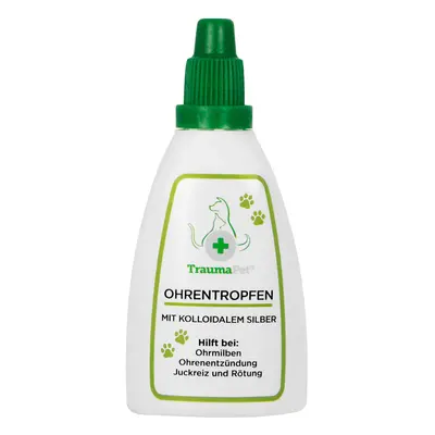 TraumaPet Ohrentropfen mit kolloidalem Silber für Hunde, Katzen und Pferde 50 ml