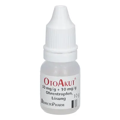 Otoakut 50 mg/g + 10 Ohrentropfen Lösung g