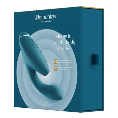 Womanizer Duo 2 Druckwellenstimulator mit G-Punkt Vibrationsarm grün 1 St
