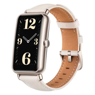 Huawei Watch Fit Mini Fara-B69 weiß Leder Armband Smartwatch Amoled Touchdisplay 1 St