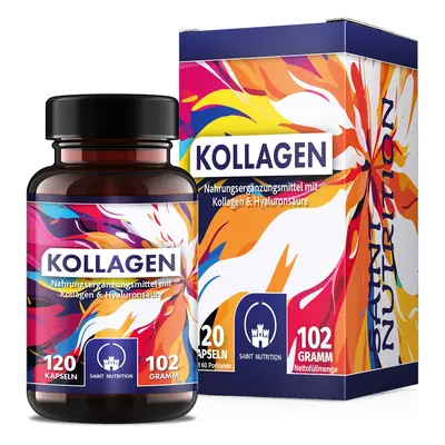 Saint Nutrition® | Kollagen & Hyaluron Kapseln 1 St Weichkapseln