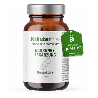 Kräutermax Hautaktiv plus Hyaluron, Q10, Zink Kapseln 60 St