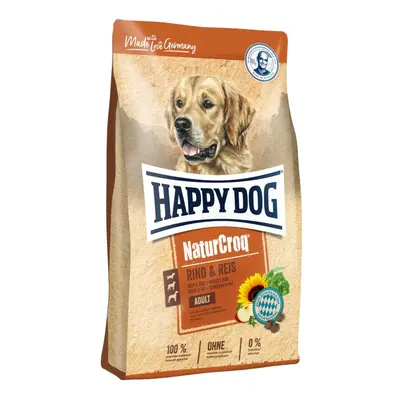 Happy Dog NaturCroq Rind & Reis 15 kg