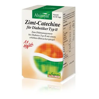 Alsiroyal Zimt-Catechine für Diabetiker Typ II, 90 St. 44,1 g