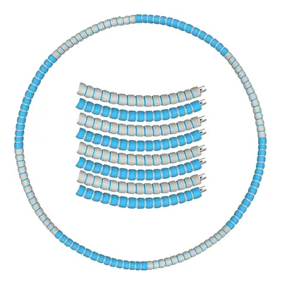 Sport-Knight® Hula Hoop Edelstahl-Reifen Blau 1 St